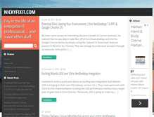 Tablet Screenshot of nickyfixit.com
